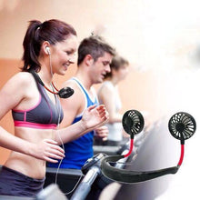 Laden Sie das Bild in den Galerie-Viewer, Tragbare USB Ventilator Hals-Lüfter