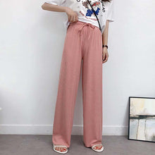 Laden Sie das Bild in den Galerie-Viewer, Damen Ice Silk Weites Bein Hose(50% OFF)