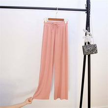 Laden Sie das Bild in den Galerie-Viewer, Damen Ice Silk Weites Bein Hose(50% OFF)