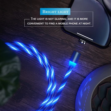 Laden Sie das Bild in den Galerie-Viewer, Streamer LED Magnetisches USB-Ladekabel