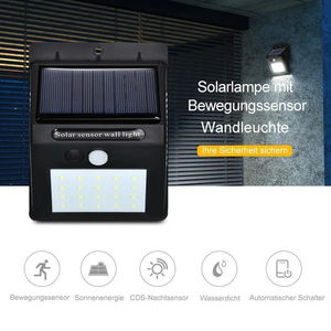 Solarlampe Bewegungssensor Solarleuchte für Außen
