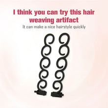 Laden Sie das Bild in den Galerie-Viewer, DIY Pferdeschwanz Flechtenwerkzeug (2PCS)