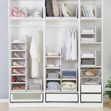 Laden Sie das Bild in den Galerie-Viewer, Stapelbarer Kunststoff-Kleiderschrank