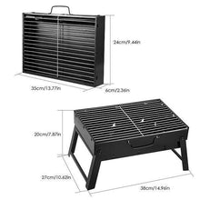 Laden Sie das Bild in den Galerie-Viewer, Faltbare Holzkohlegrill BBQ Grill