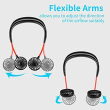 Laden Sie das Bild in den Galerie-Viewer, Tragbare USB Ventilator Hals-Lüfter