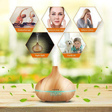 Laden Sie das Bild in den Galerie-Viewer, Ultraschall-Holzkorn-Aromatherapie-Maschine
