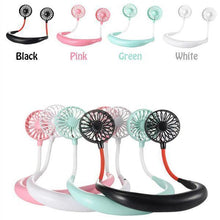 Laden Sie das Bild in den Galerie-Viewer, Tragbare USB Ventilator Hals-Lüfter