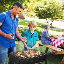 Laden Sie das Bild in den Galerie-Viewer, Faltbare Holzkohlegrill BBQ Grill