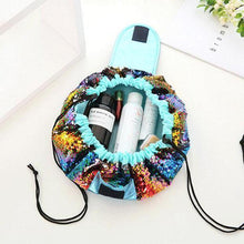 Laden Sie das Bild in den Galerie-Viewer, Meerjungfrau Pailletten Kosmetiktasche