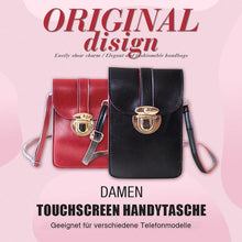 Laden Sie das Bild in den Galerie-Viewer, Damen Touchscreen Handytasche Geldbörse aus PU-Leder