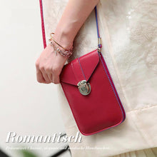 Laden Sie das Bild in den Galerie-Viewer, Damen Touchscreen Handytasche Geldbörse aus PU-Leder