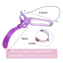 Laden Sie das Bild in den Galerie-Viewer, Augenbrauen Schablonen (1 Set)
