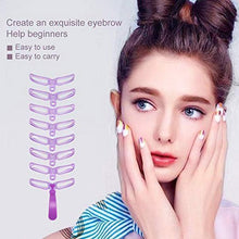 Laden Sie das Bild in den Galerie-Viewer, Augenbrauen Schablonen (1 Set)