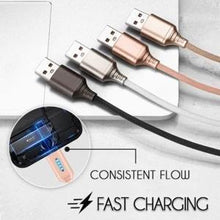 Laden Sie das Bild in den Galerie-Viewer, Intelligent Power Off Nylon Schnell Ladekabel