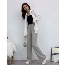 Laden Sie das Bild in den Galerie-Viewer, Damen Ice Silk Weites Bein Hose(50% OFF)
