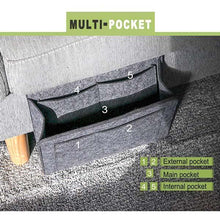 Laden Sie das Bild in den Galerie-Viewer, Bett Organizer Sofa Organizer Mehrzweck Betttasche
