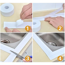 Laden Sie das Bild in den Galerie-Viewer, Selbstklebendes &amp; Wasserdichtes Dichtband  für Bad Dusche Waschbecken
