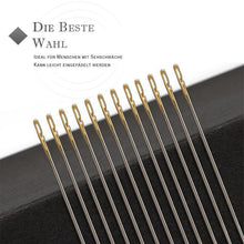 Laden Sie das Bild in den Galerie-Viewer, Selbsteinfädelnde Nadeln Nähnadeln (12 PCS)
