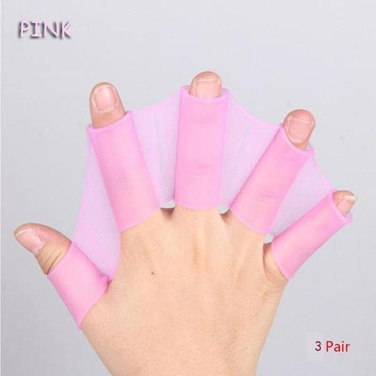 Professional Schwimmhandschuh( Familienanzüge 3 Pair)