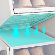 Laden Sie das Bild in den Galerie-Viewer, 3 Schichten Faltbarer &amp; Stapelbare Schuhbox Schubladentyp
