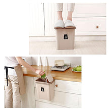 Laden Sie das Bild in den Galerie-Viewer, Push-Top-Mülleimer mit Automatischem-Reset Design
