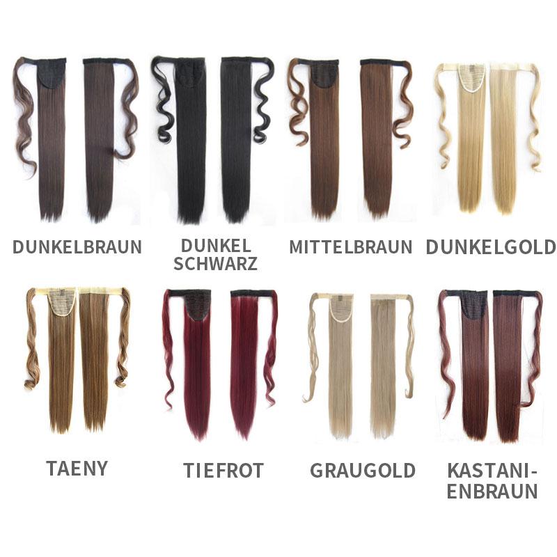 （50% Rabatt）Haarteil Pferdeschwanzverlängerung