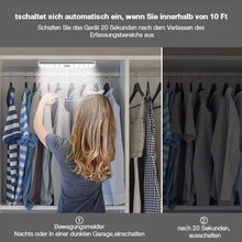 Laden Sie das Bild in den Galerie-Viewer, LED Schrankleuchte Nachtlicht mit Bewegungsmelder
