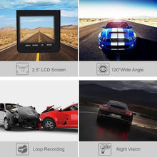 Laden Sie das Bild in den Galerie-Viewer, Drehbare Nachsicht Auto DVR Kamera &amp; Recorder 1080P (1 Set)
